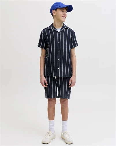 Jack & Jones Junior - JJECoba Kortærmet Skjorte - Sky Captain